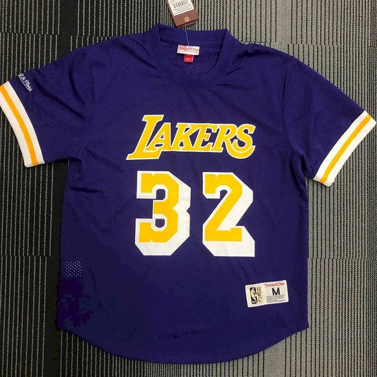 Earvin Johnson Men’s Purple Player Jersey – Throwback Edition