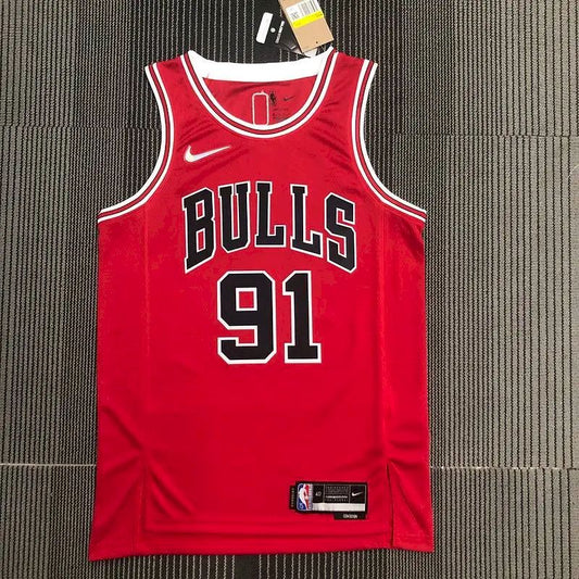 Camisa vermelha masculina Dennis Rodman Team – Edição de 75º aniversário