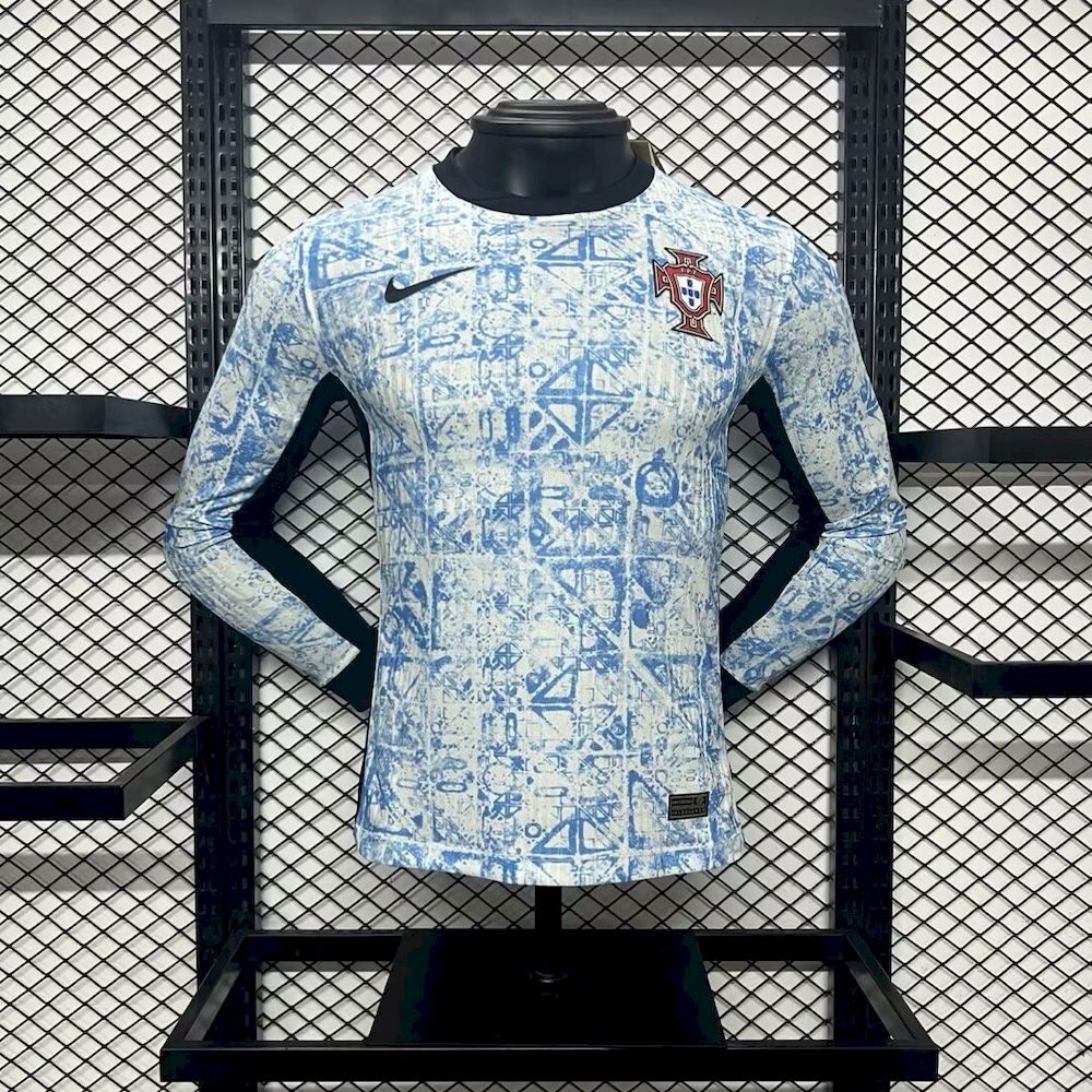 Camisa Portugal Euro 2024/25 Away Manga Comprida – Versão Jogador