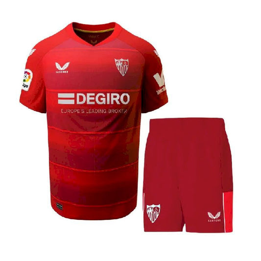 Sevilla 2022/23 Away Kids Kit