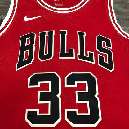 Camisa Scottie Pippen Masculina Vermelha Versão Jogador – Edição Clássica