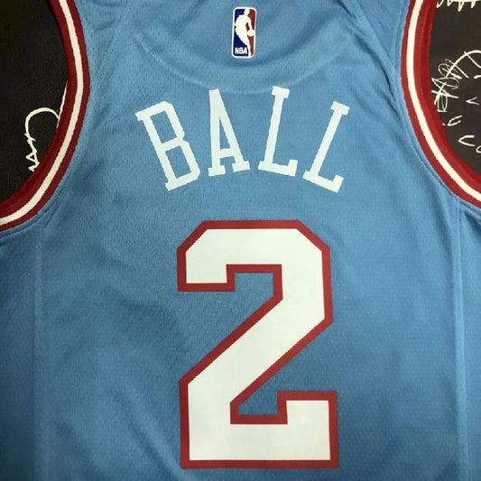 Camisa azul masculina da equipe Lonzo Ball