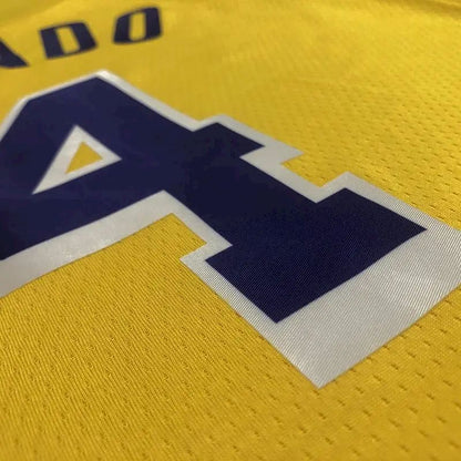 Camisa masculina amarela Swingman Rajon Rond – Edição Ícone