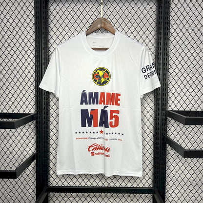 Club America 2024/25 15 Champions White Commemorative Edition White Jersey