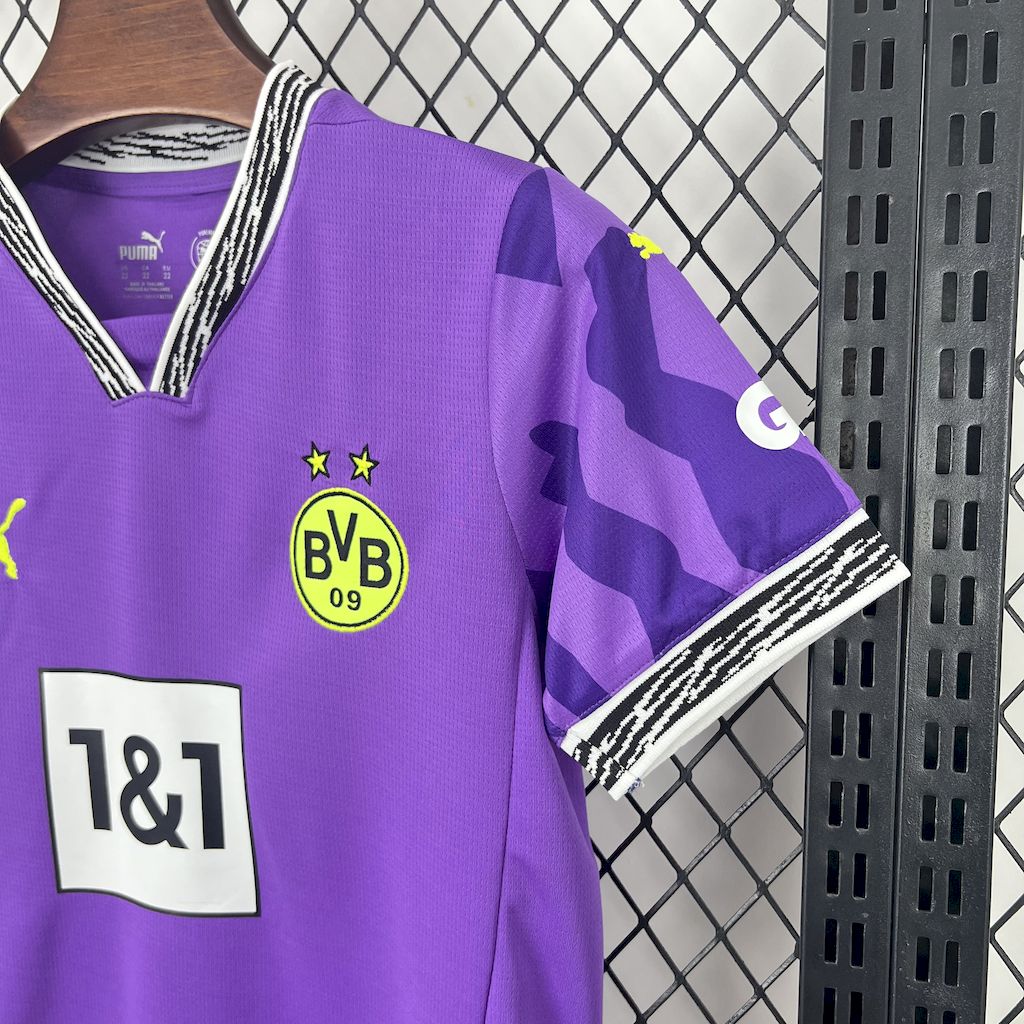Borussia Dortmund 2024/25 Goalkeeper Special Kids Kit