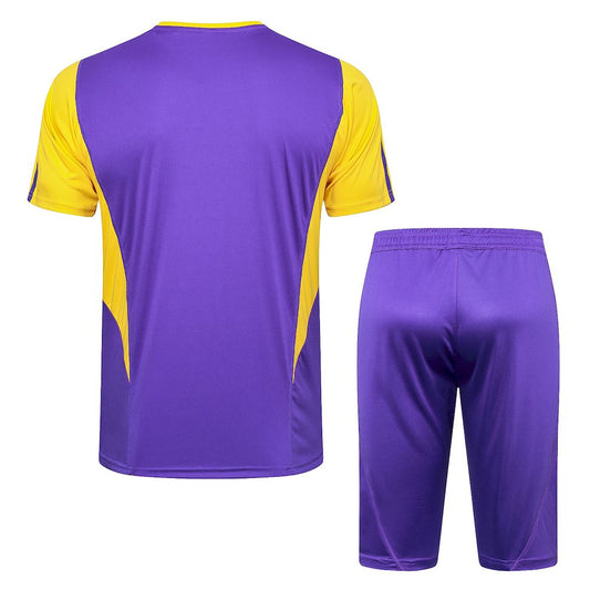 Camisa de treino adulto do Real Madrid 2023/24 + short 3/4 815