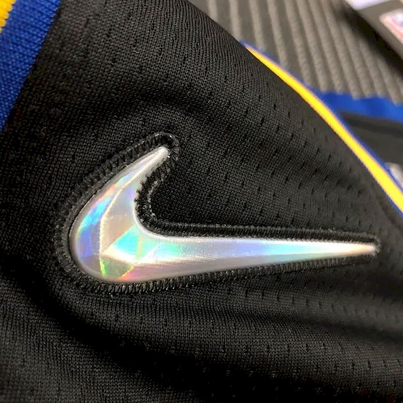 Men’s Jordan Poole Black Team Jersey – 75th Anniversary City Edition