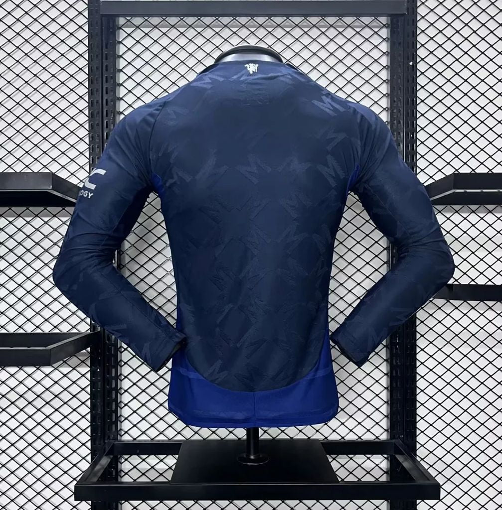 Camisa Manchester United 2024/25 Away de manga comprida, versão jogador