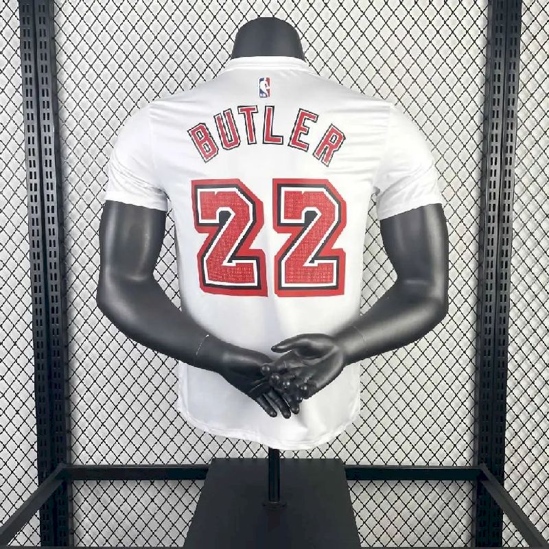Men’s Jimmy Butler White Retro Team T-shirt