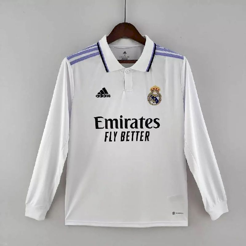 Camisa de manga comprida do Real Madrid 2022/23 Home