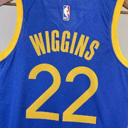 Camisa azul reserva masculina Andrew Wiggins