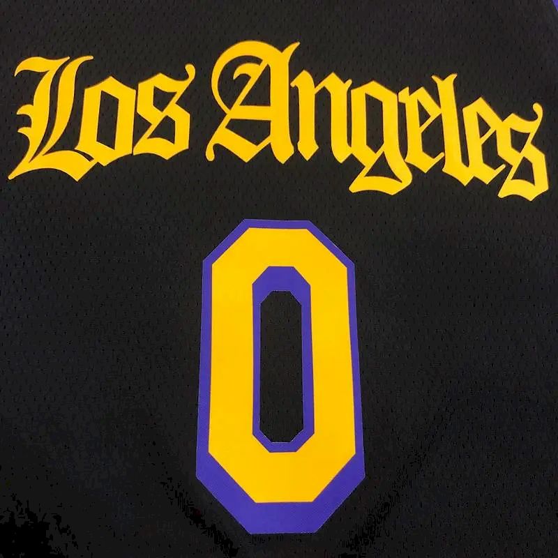 Camisa Masculina Kyle Kuzma 2020-21 Preta Swingman Versão Jogador – Noche Latina