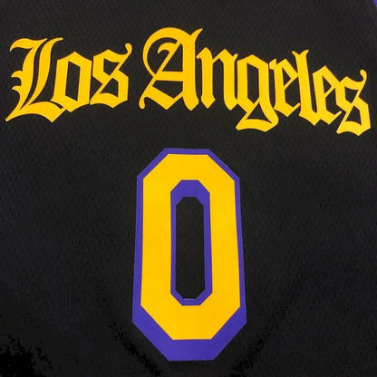 Camisa Masculina Kyle Kuzma 2020-21 Preta Swingman Versão Jogador – Noche Latina