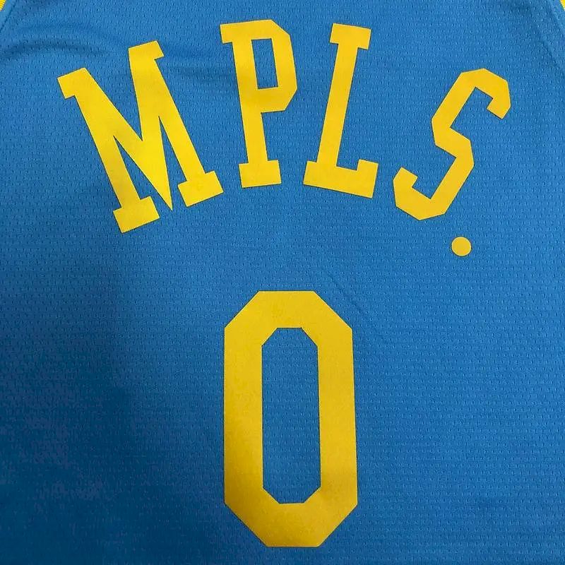 Camisa masculina Kyle Kuzma Swingman azul – MPLS Classical Edition