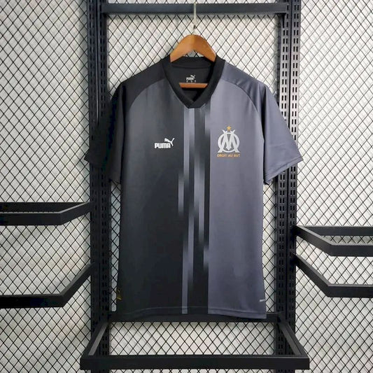 Olympique de Marseille 2023/24 Pre-Match Training Jersey Black