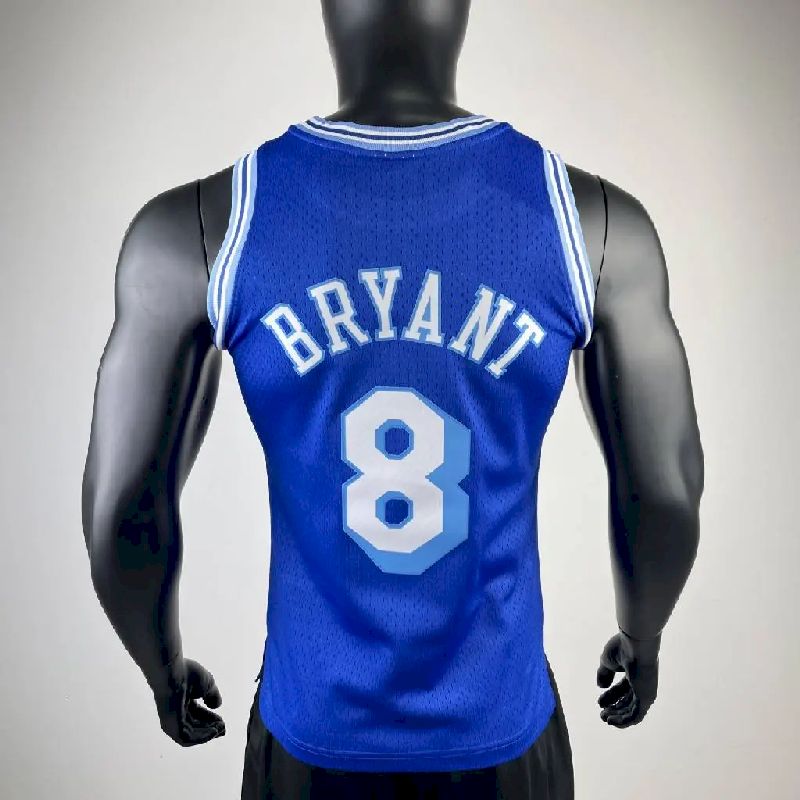 Camisa masculina M&amp;N Kobe Bryant azul retrô 1996/97
