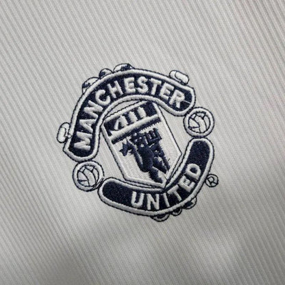 Camisa retrô de mangas compridas reserva do Manchester United 2000/01