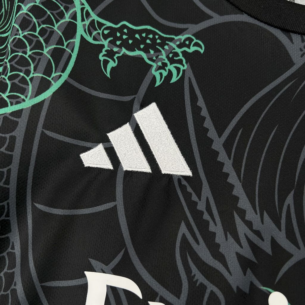 Camisa Real Madrid 2025/26 Dragão Verde e Preto Edição Especial