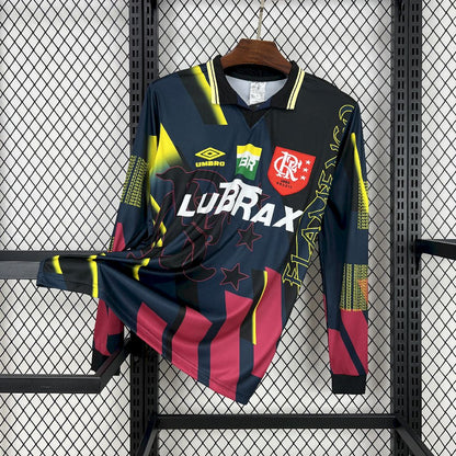 Camisa de goleiro retrô manga comprida do Flamengo 1998