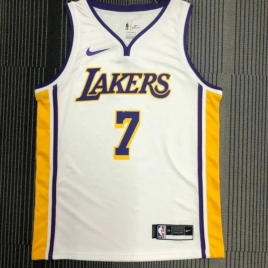 Camisa Swingman Masculina Carmelo Anthony Branca – Edição Clássica Retro