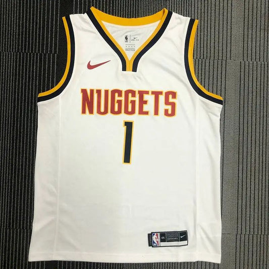 Men’s Michael Porter Jr. White Swingman Player Version Jersey – Association Edition