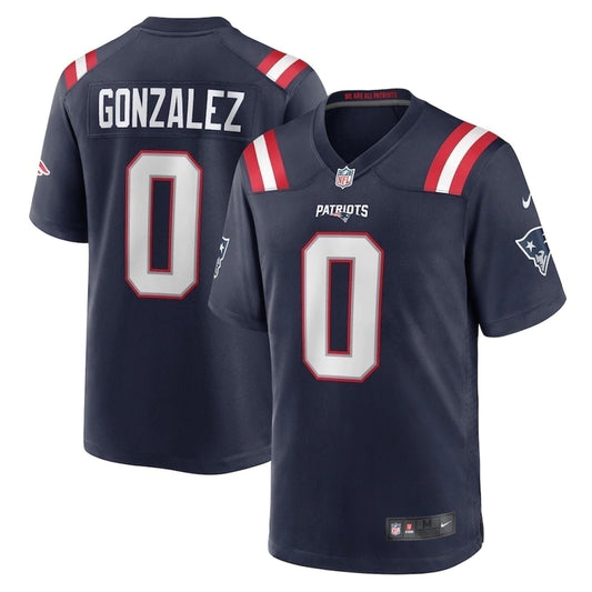 Jersey NFL New England Patriots Christian Gonzalez 0