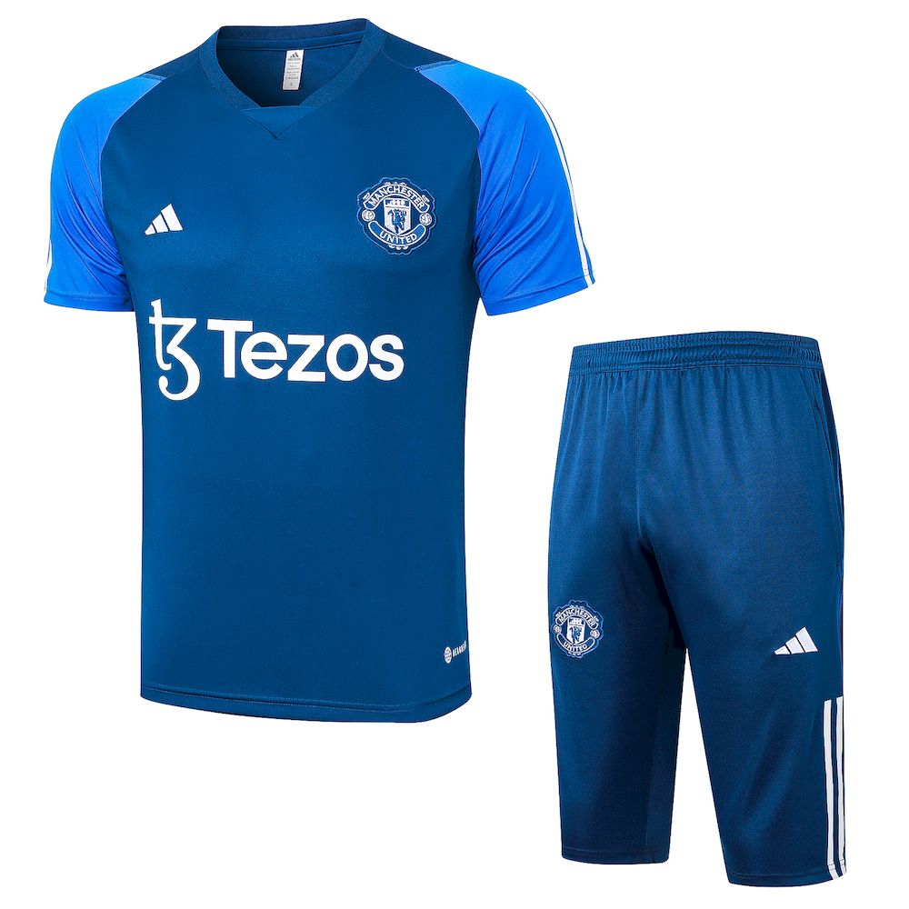 Camisa de treino adulto Manchester United 2023/24 + short 3/4 815