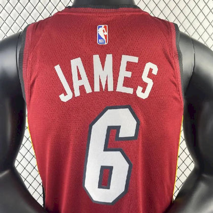 Camisa vermelha masculina do LeBron James – Edição Statement