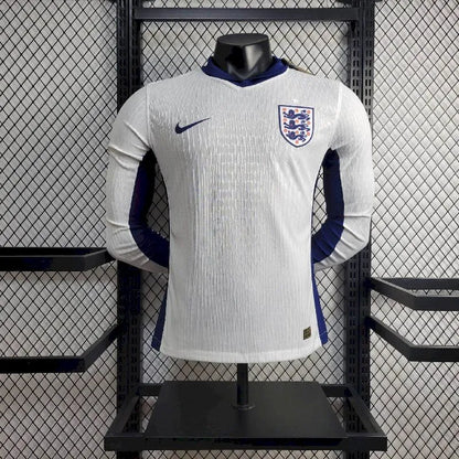 Camisa de manga comprida da Inglaterra para a Eurocopa 2024/25, versão para jogadores