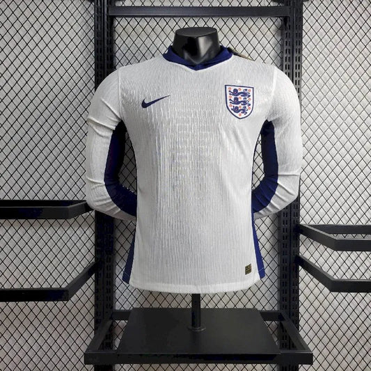 Camisa de manga comprida da Inglaterra para a Eurocopa 2024/25, versão para jogadores