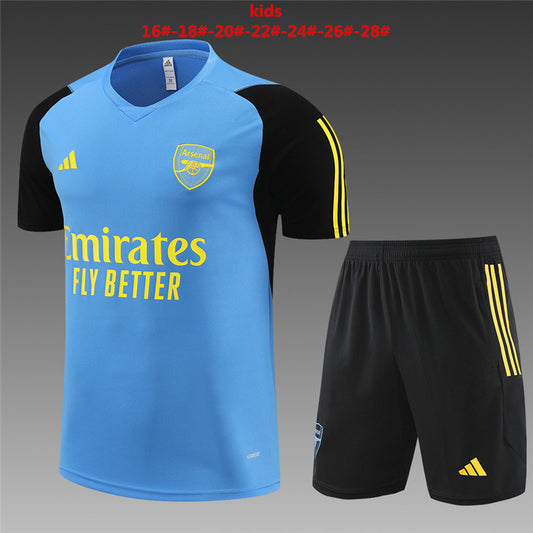 Camisa e short infantil de treino do Arsenal 2023/24 14001