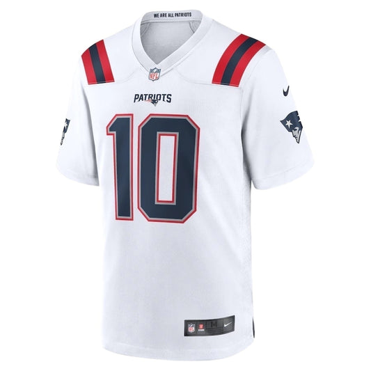 Jersey NFL New England Patriots Drake Maye 10