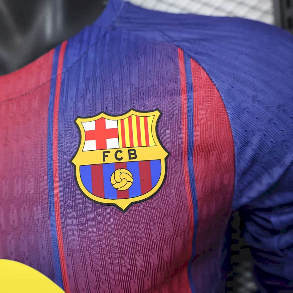 Barcelona 2025/26 Home Long Sleeves Jersey Player Version