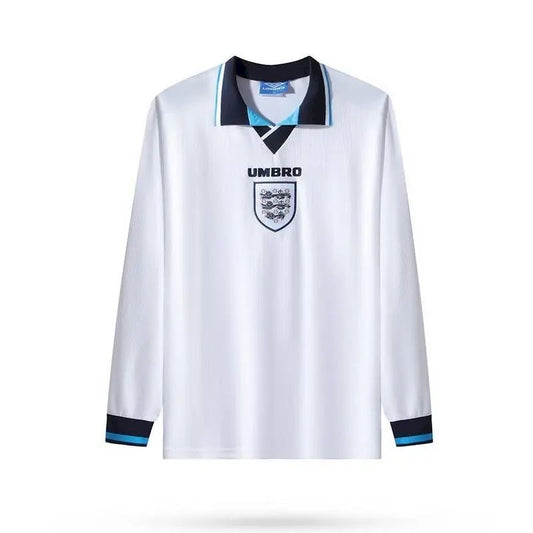 Camisa retrô de mangas compridas da Inglaterra 1996/97