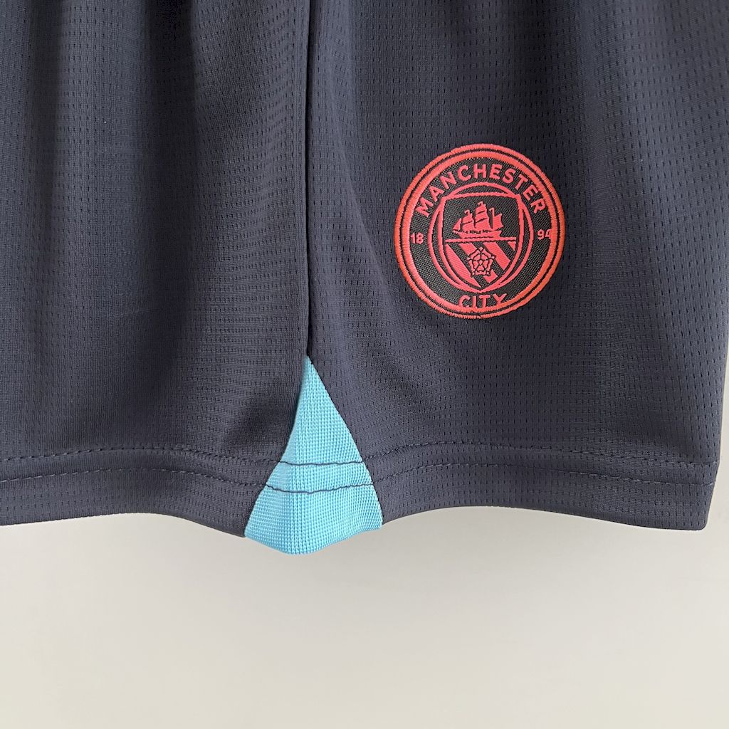 Terceiro uniforme infantil do Manchester City 2023/24