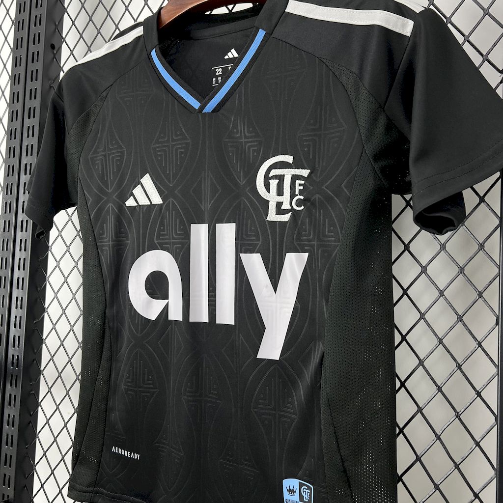 Charlotte FC 2025/26 Away Kids Kit