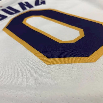 Camisa Nick Young White Masculina Versão Jogador