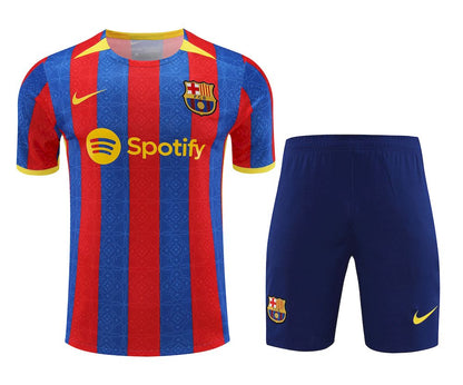 Camisa de treino adulto Barcelona 2023/24 + short 418