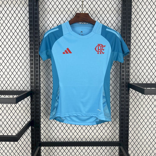 Camisa feminina pré-jogo do Flamengo 2025/26