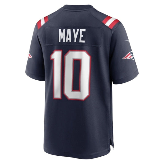 Jersey NFL New England Patriots Drake Maye 10