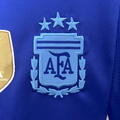 Uniforme reserva infantil da Argentina 2024/25