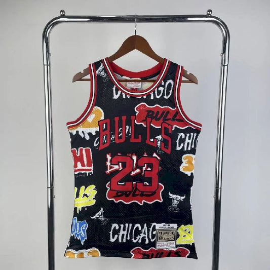 Camisa masculina M&amp;N 1997/98 Michael Jordan retrô