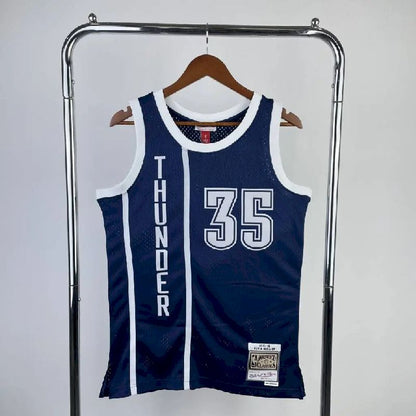 Camisa masculina M&amp;N Kevin Durant azul retrô 2015/16