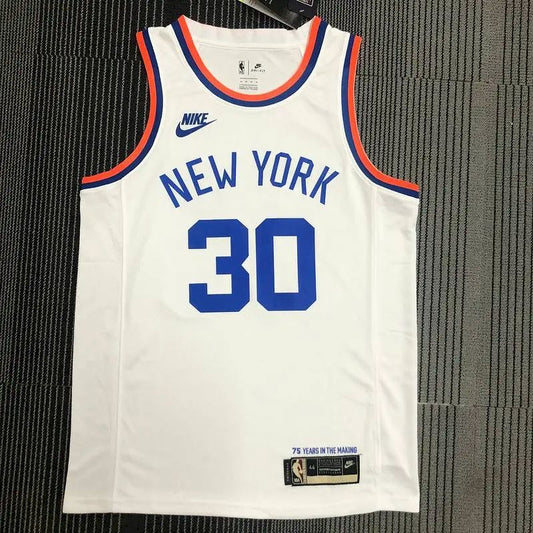 Julius Randle Men’s White 2021-22 75th Anniversary Jersey – Classic Edition