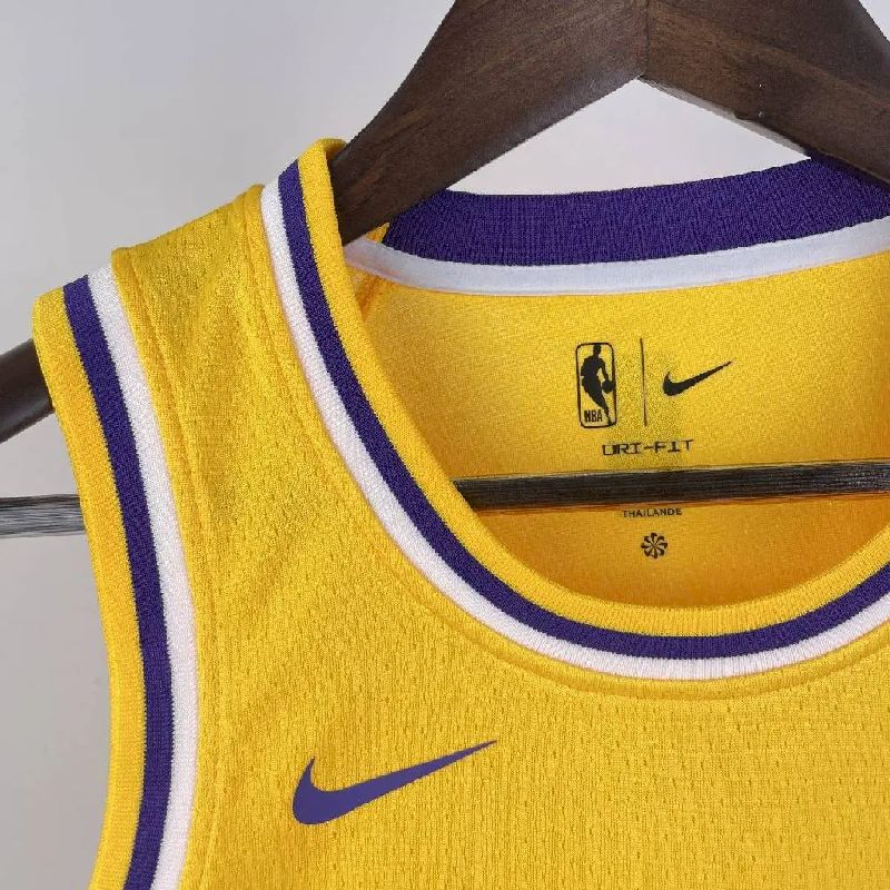 Youth LeBron James Yellow Team Jersey