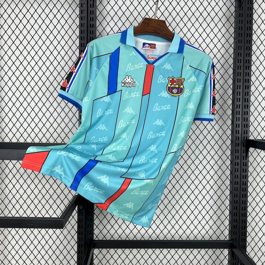 Camisa retrô alternativa do Barcelona 1995/97