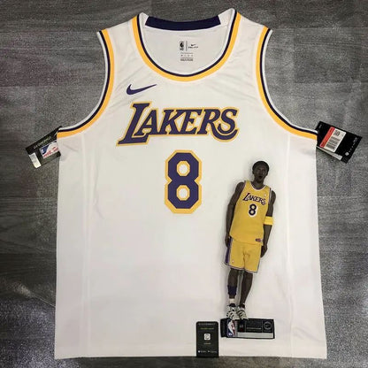 Camisa Kobe Bryant 8 branca masculina versão jogador