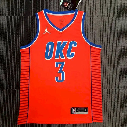 Camisa laranja masculina Chris Paul Swingman – Edição Statement