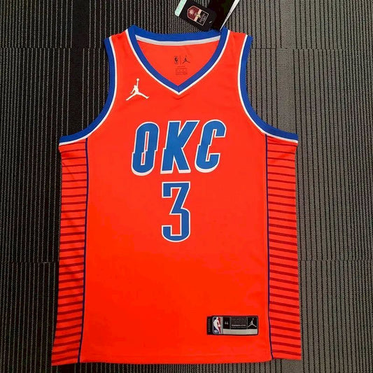 Camisa laranja masculina Chris Paul Swingman – Edição Statement