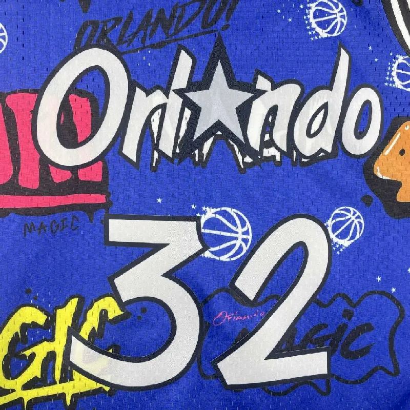 Camisa masculina M&amp;N 1994/95 Shaquille O'Neal retrô
